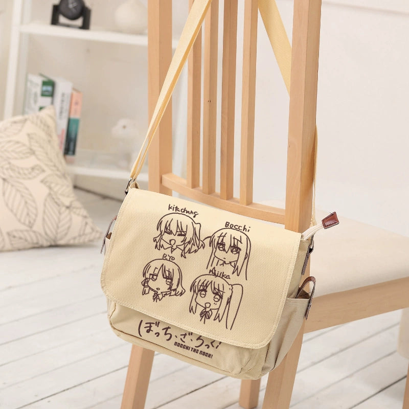 Bocchi Anime Shoulder Messenger Bag