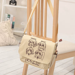 Bocchi Anime Shoulder Messenger Bag
