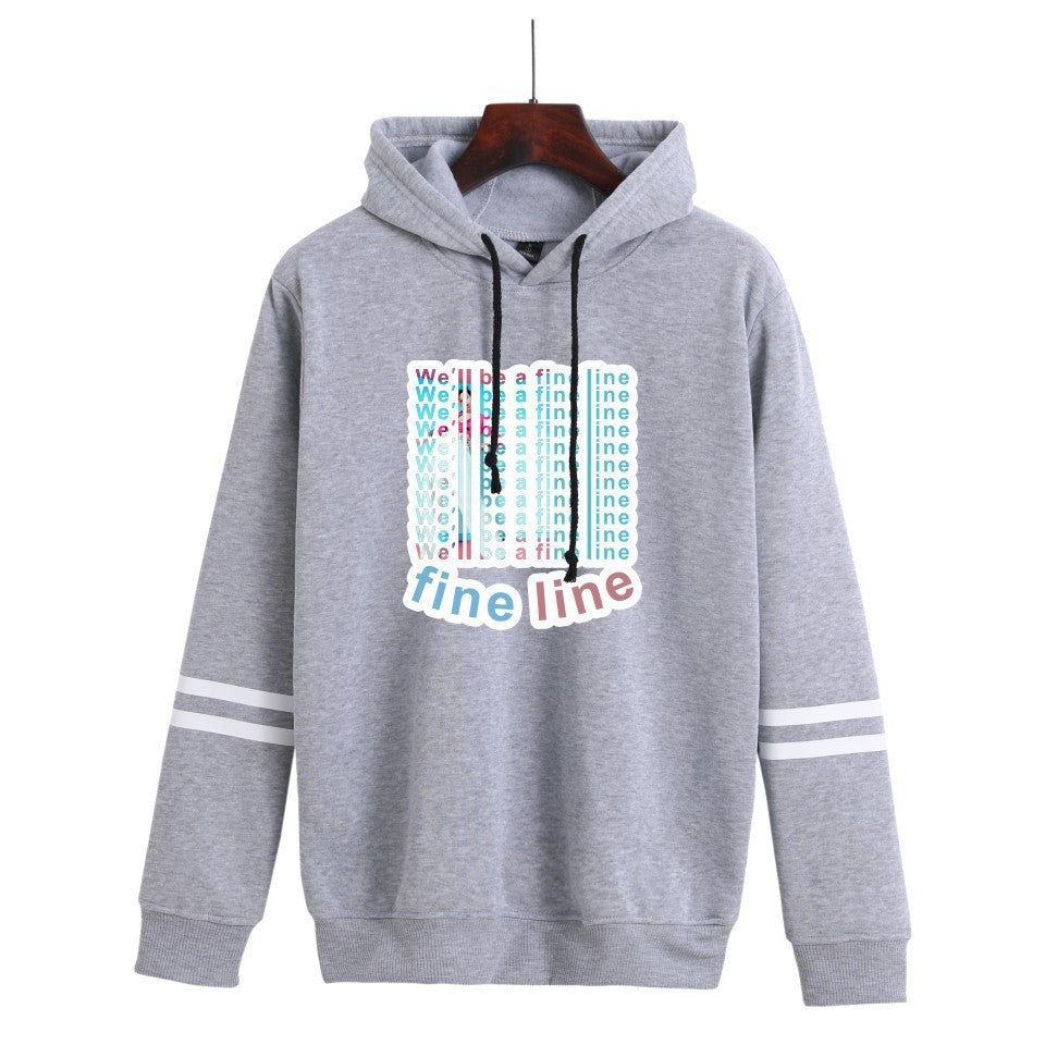 Unisex Casual Harry FINE LINE Loose Hoodie