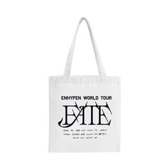 Kpop Letter Canvas Zipper Handbag