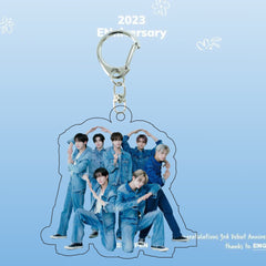 Kpop ID Photo Transparent Acrylic Keychain