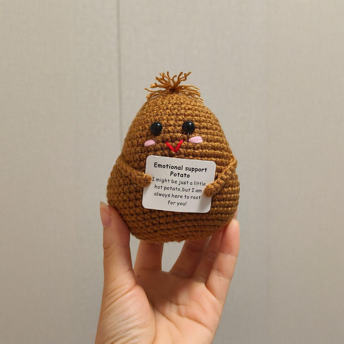 Emotional Support Positive Potato Crochet