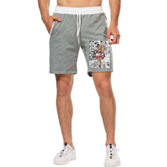 Men's Baki Anime Casual Loose Shorts