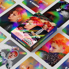 124PCS GD Holographic Photo Card Sticker