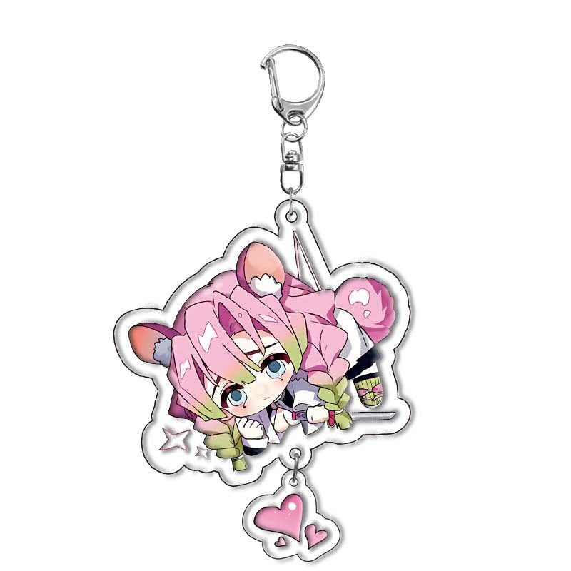 Tanjiro Acrylic Double-sided Keychain