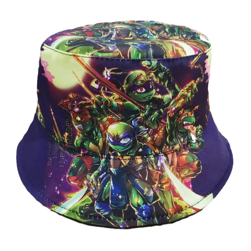 Casual Anime Printed Bucket Hat