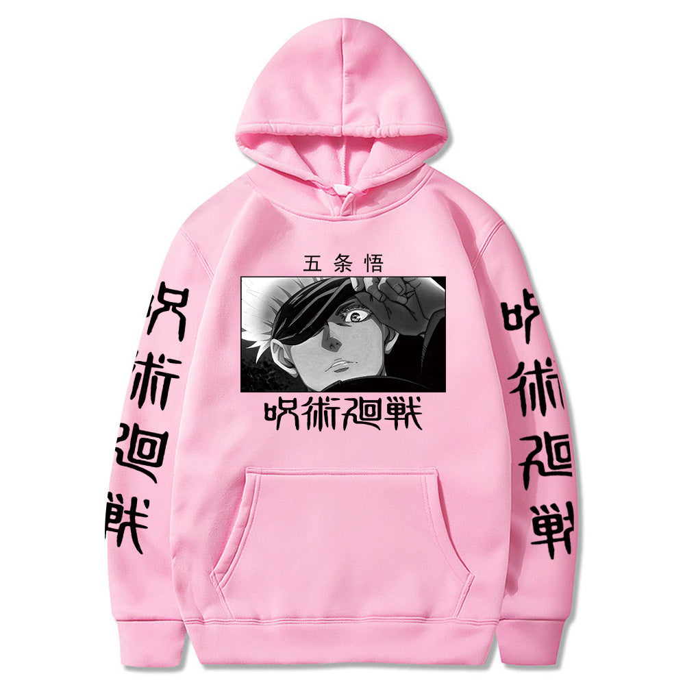 Unisex Trendy Anime Printed Casual Hoodie