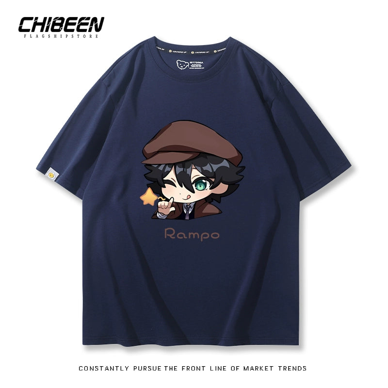 Men's and Women's Rampo Anime Short-sleeved T-shirt
