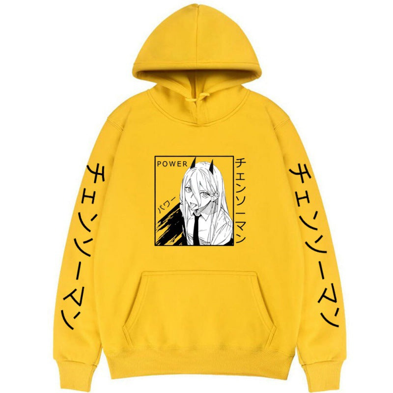 Unisex Anime Graffiti Printed Hoodie
