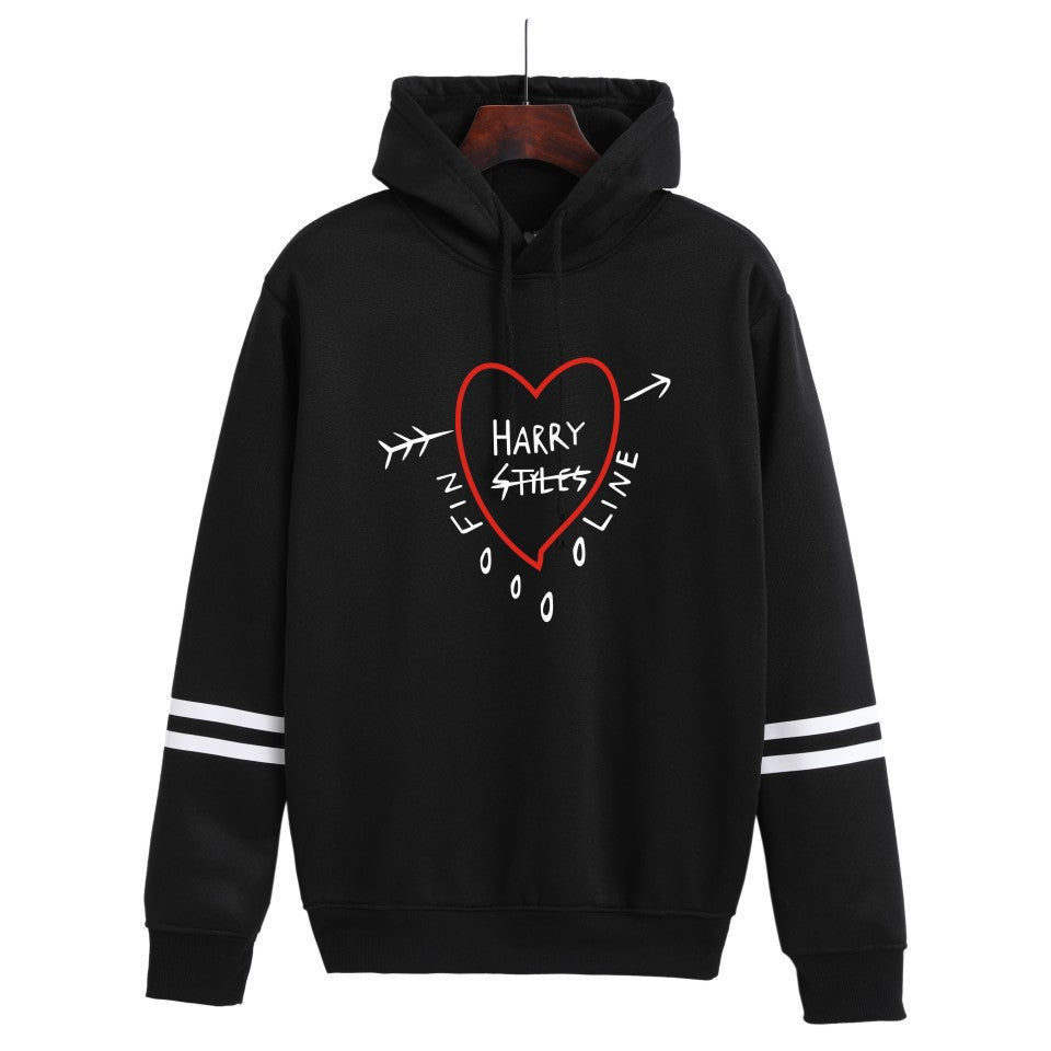 Women's Harry Loose Striped Pullover Hoodie