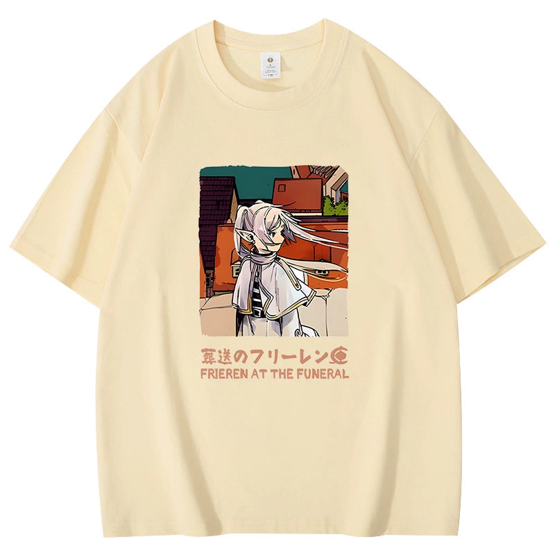 Women's Anime Cotton Short-sleeved T-shirt