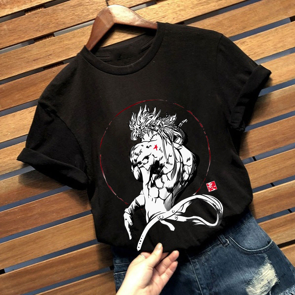 Casual JOJO Graphic Short Sleeve Summer Tee