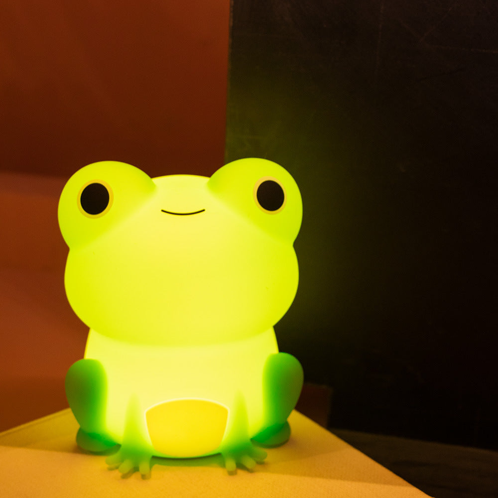 Funny Frog Silicone Night Light