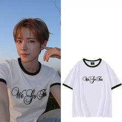 YUSHI Same Style Cotton Short-sleeved T-shirt