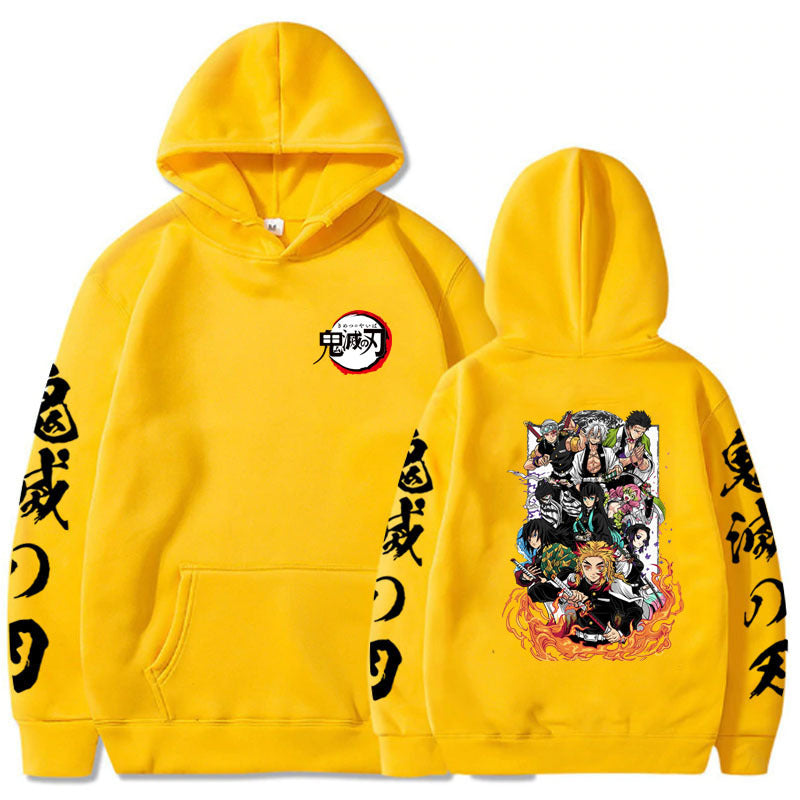 Unisex Anime Rengoku Kyoujurou Loose Hoodie