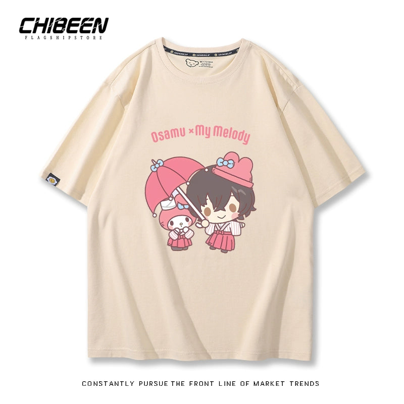 Men's and Women's Dazai Short Sleeve Cotton T-Shirt