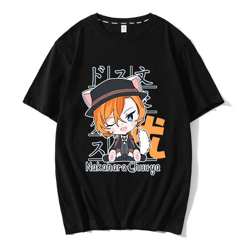 Casual Anime Graphic Short Sleeve T-Shirt