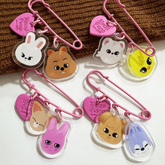 SKZ Cartoon Acrylic Brooch