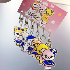 IVE "MINIVE" Acrylic Pendant Keychain Set