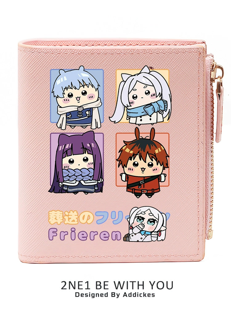 Anime Short Zipper Wallet