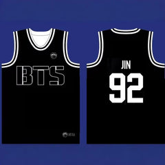 Trendy BTS V-neck Sports Jersey Shirt