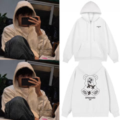 Soobin Same Style Men's and Women's Zipper Hoodie