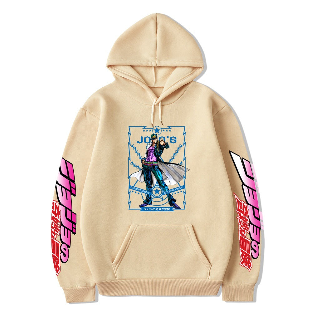 Trendy Jojo Graphic Printed Loose Hoodie