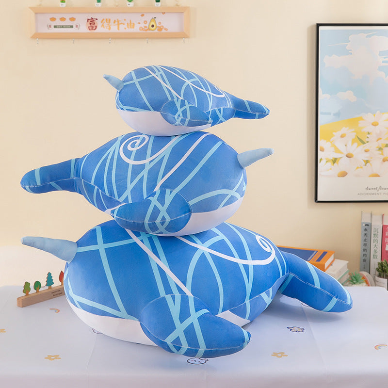 Cute Game Whale Plush Doll Pillow