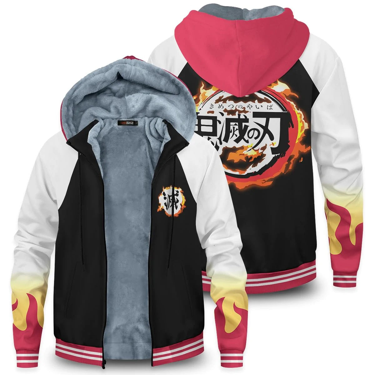 Unisex Anime Cosplay Thicken Zipper Coat