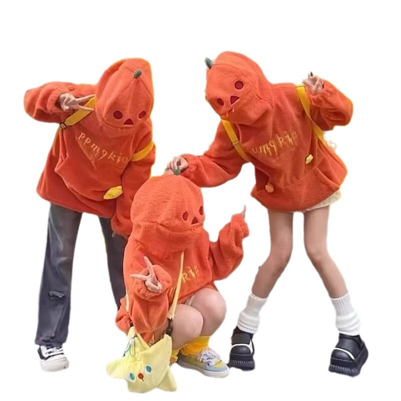 Pumpkin King Oversized Fleece Hoodie