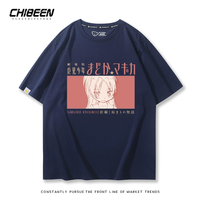 Women's Anime Print Half Sleeve T-shirt