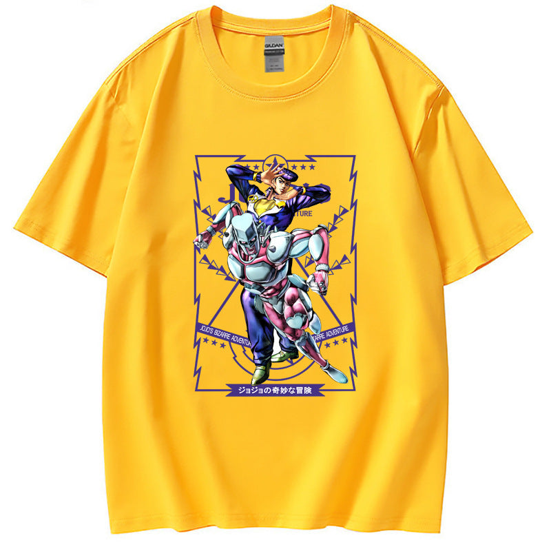 Unisex Jojo Graphic Print Loose T-shirt