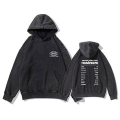 Trendy Kpop Manifesto Retro Washed Hoodie