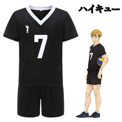 Unisex Anime Volleyball Short Sleeve Cosplay Uniform