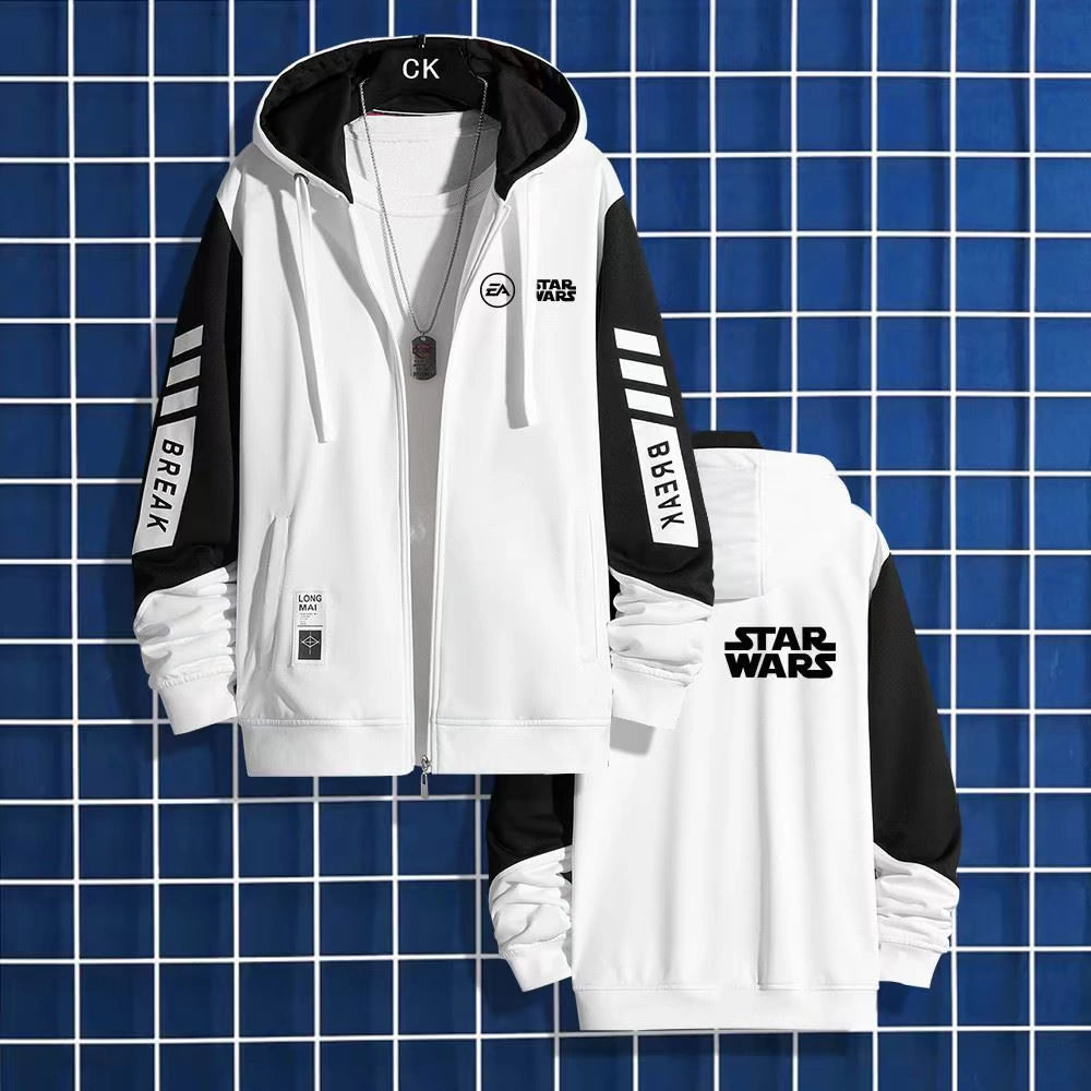 Mandalorian Zip Up Hooded Loose Jacket