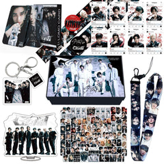 KPOP Album GIANT Sticker Card Lanyard Gift Box
