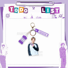 EN- Acrylic Keyring Pendant Bag Charm