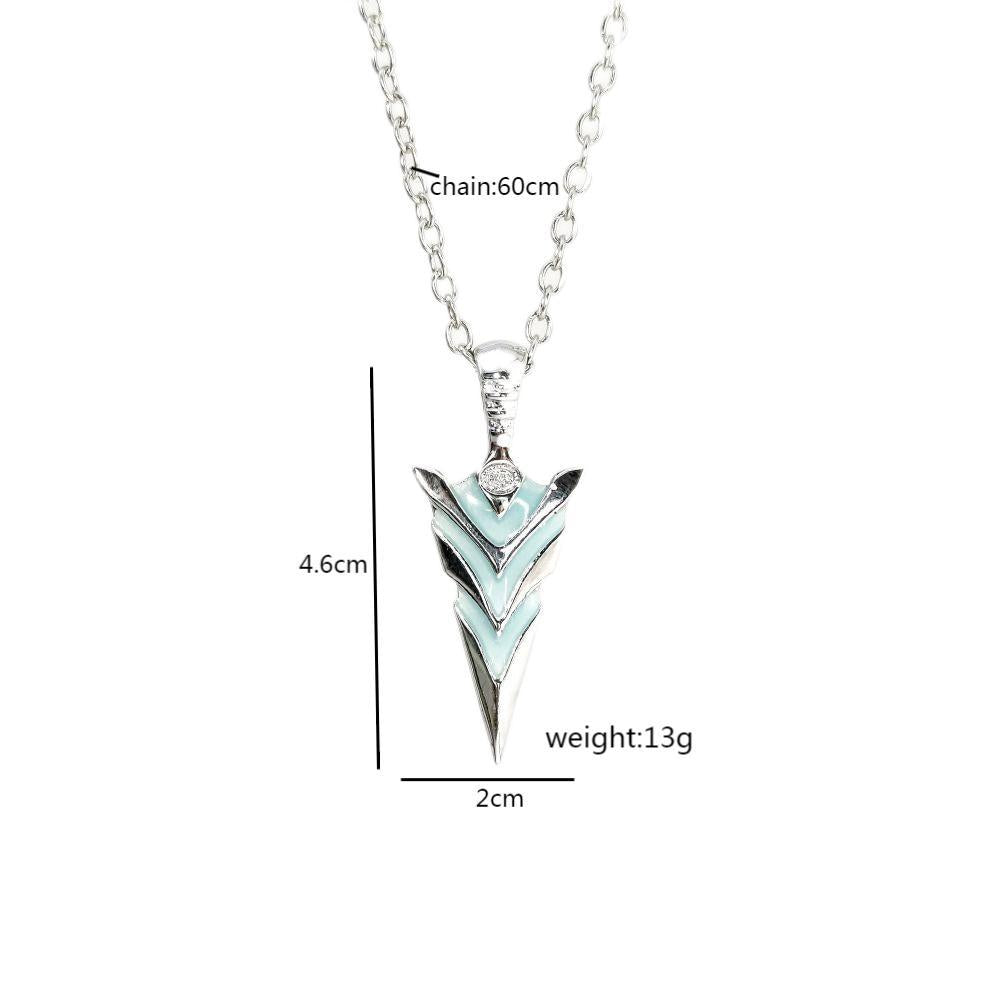 Glow In The Dark Arrowhead Necklace