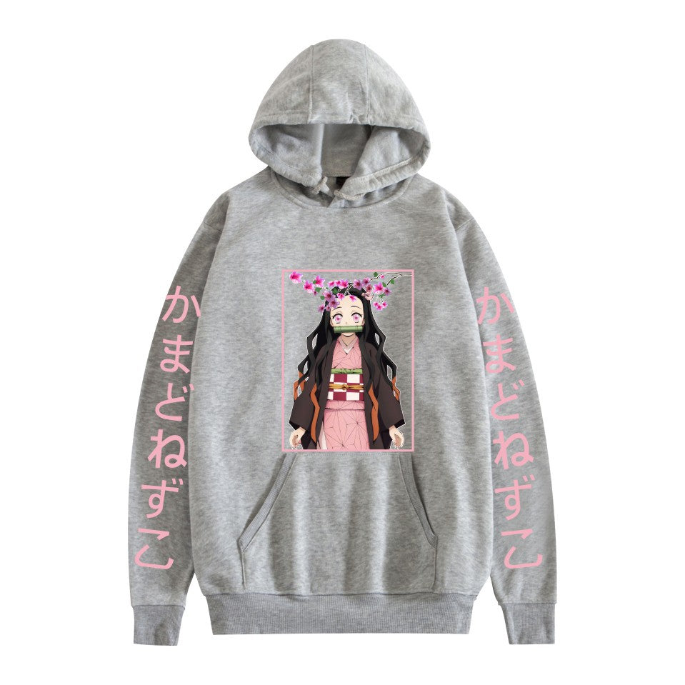 Unisex Anime Loose Sports Pullover Hoodie