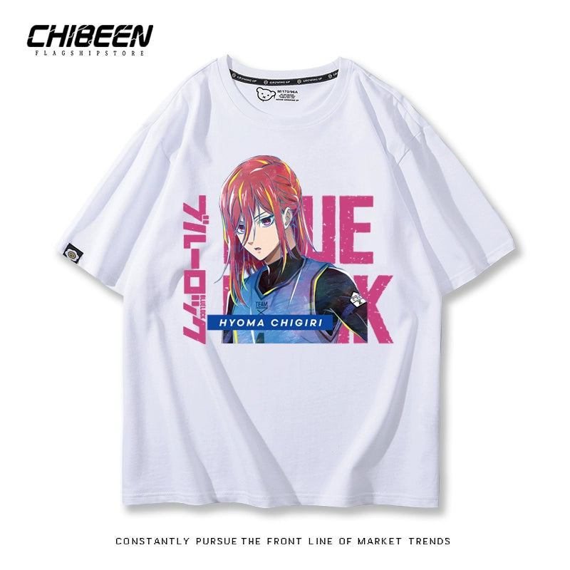 Casual Anime Short Sleeve Summer Cotton Tee