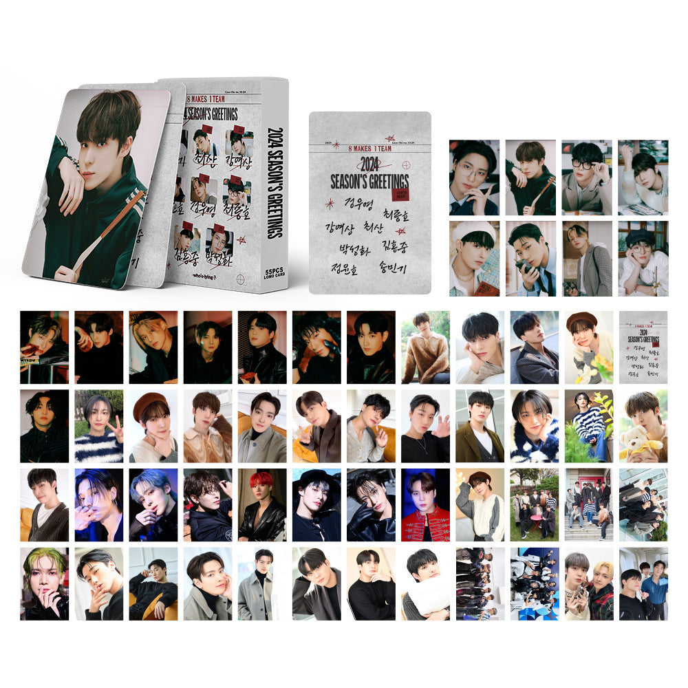 55 KPOP Album Lomo Cards