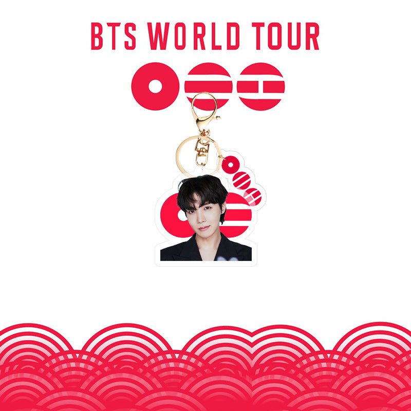 BANGTAN WORLD TOUR JK V Acrylic Keychain