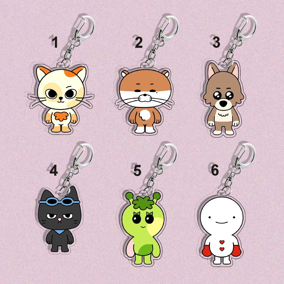 KPOP BBNEXDO Pendant Acrylic Keychain