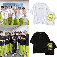 THE DREAM SHOW2 Con Pattern Short-sleeved T-shirt