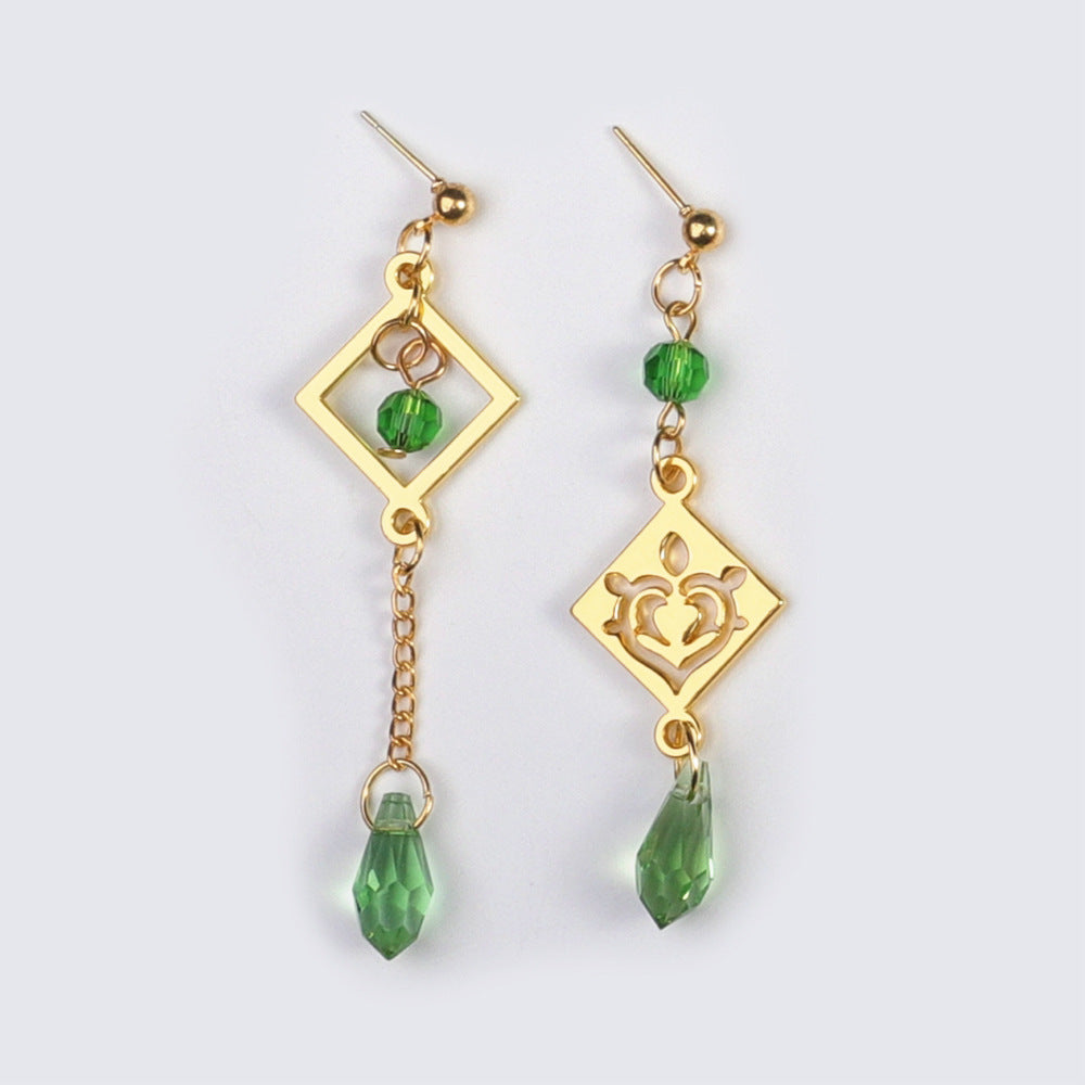 Trendy Seven Elements Game Earrings
