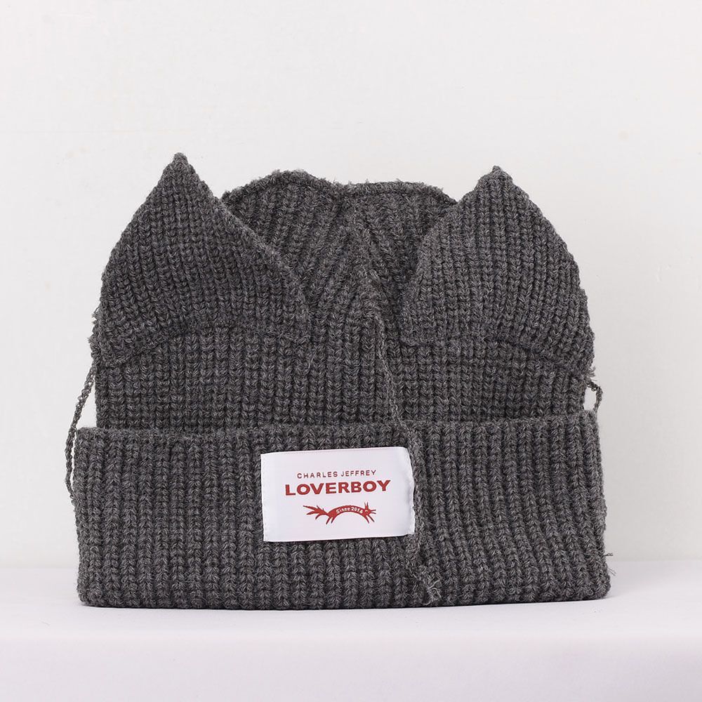 Cute Rabbit Ears Knitted Woolen Hat