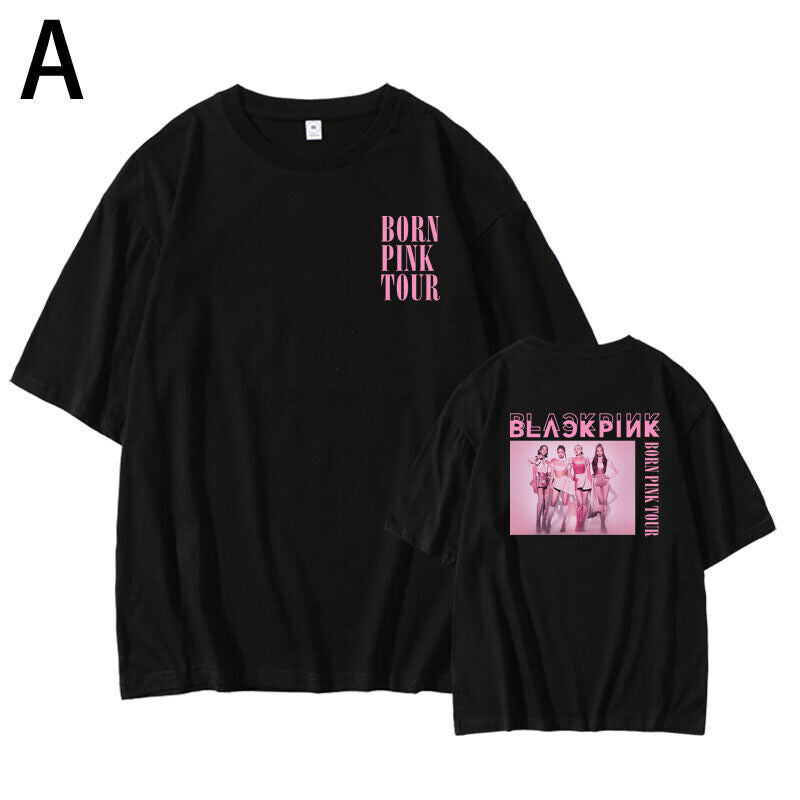 Casual Kpop BORN PINK Short-sleeved T-shirt