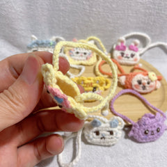 H2H Hand-crocheted Cotton Doll Messenger Bag Accessories