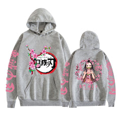 Casual Anime Graphic Print Pullover Hoodie