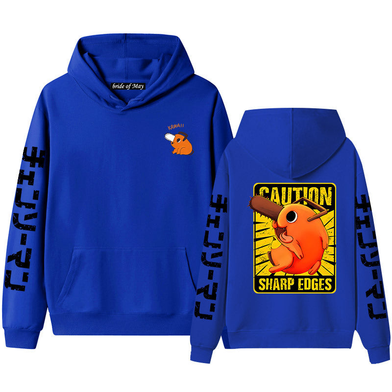 Unisex Pochita Anime Graphic Print Hoodie